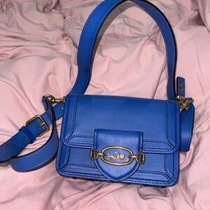 Coach Blue Leather Women's Bag